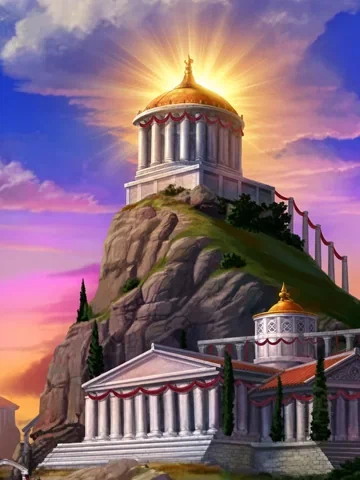 Age of the Gods: Book of Oracle inspired game artwork